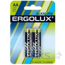 Батарейки ERGOLUX AA Alkaline LR6 (2 шт.)