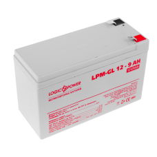 Аккумулятор гелевый LogicPower 12В 9 Ач (LPM-GL 12 - 9 AH)