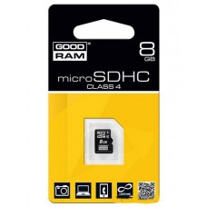 Носители информации опт и розница 8GB microSDHC class 4 GoodRam M400-0080R11 (без адаптера) ⏩ megapower.space ▻▻▻ 