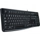 Клавиатура Logitech K120 чёрная, USB (920-002643) Ukr