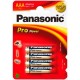 Батарейки Panasonic PRO Power AАA 4шт. Alkaline